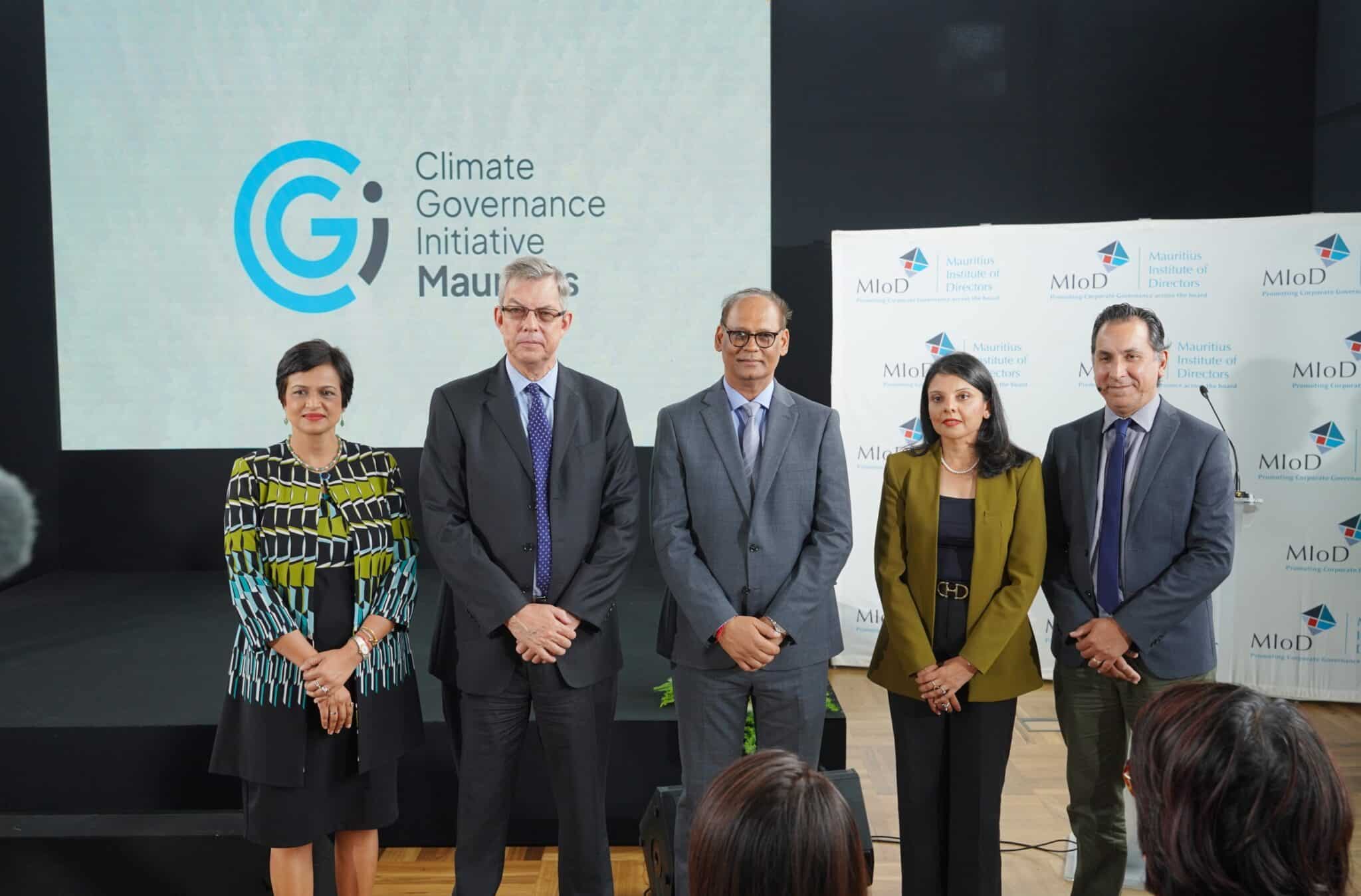 Lancement Du Climate Governance Initiative Mauritius Miod