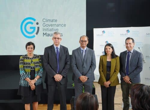 Lancement du Climate Governance Initiative Mauritius